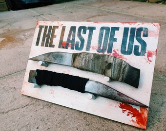 The Last of Us Shiv 1:1 Scale Prop replica - Pair of Shivs *With Display Stand* (Safe 100% Wooden)