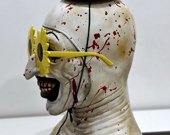 Máscara De Cosplay De Terrorífico Aterrador, Arte De Halloween, Payaso Sangriento, Accorios Suav De Látex, Máscaras De Disfraz De Terrorífico Para Fita Para Adultos - AliExprs