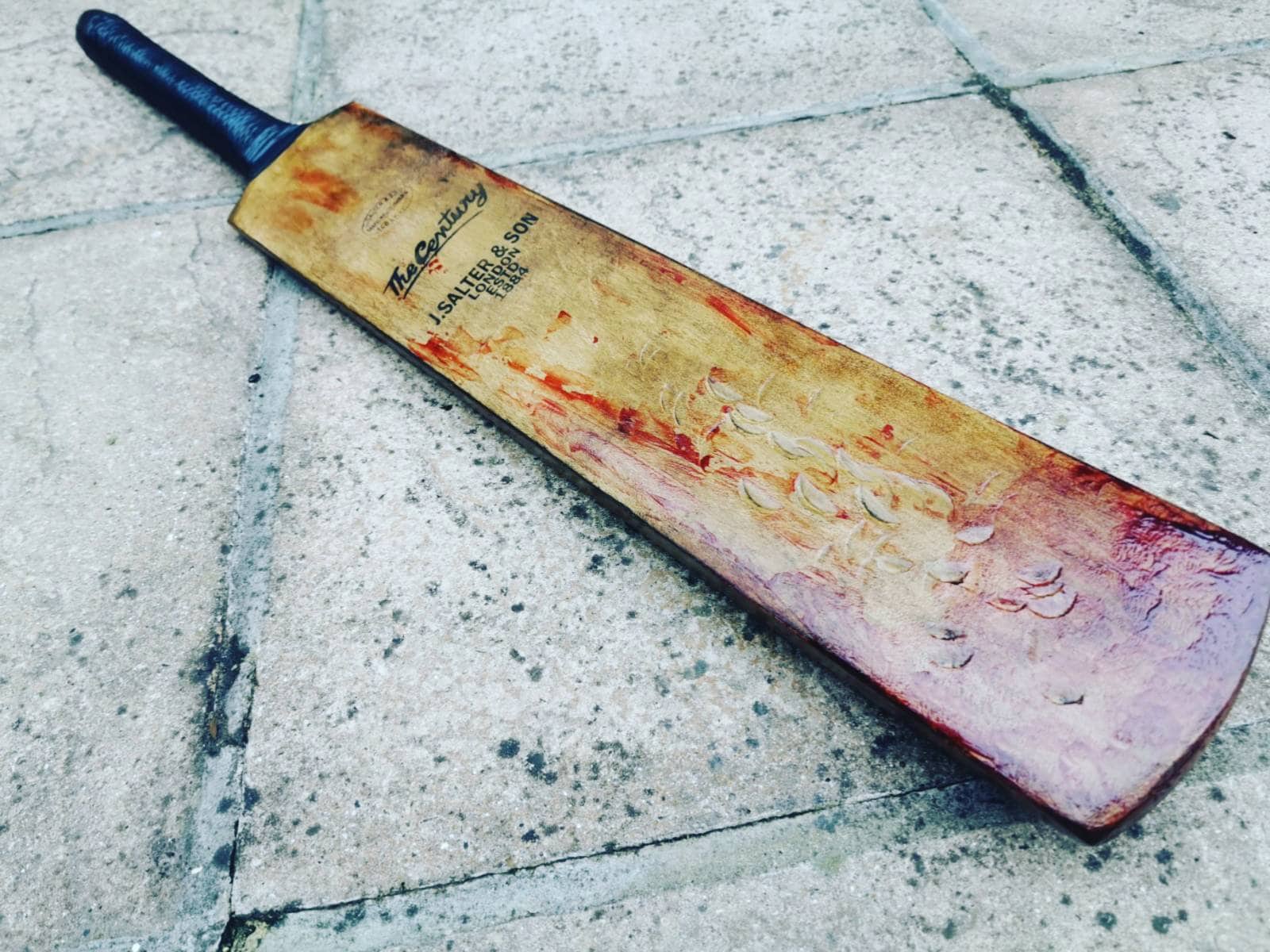 Shaun of the Dead Replica Cricket Bat Prop 11 Scale Etsy