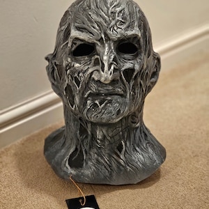 Latex Super Freddy Licenced Mask by Trick or Treat Studio from A Nightmare on Elm Street Part 5 - Overhauled/ Repainted