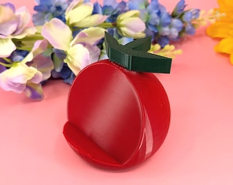 Tomato Phone Holder / Premium Weighted Vegetable Smartphone Stand / Unique Kitchen Gift / Tech Lover / PotatoesAndBeyond Exclusive Design