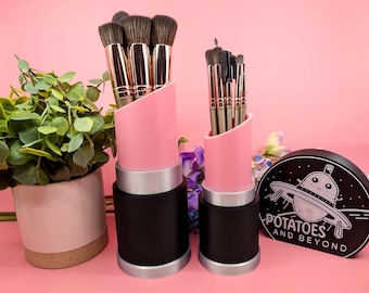 Lipstick Makeup Brush Holder / Beautician Beauty Organizer / Makeup Artist Workstation Stand / Retro Vanity Display / Salon Station Decor