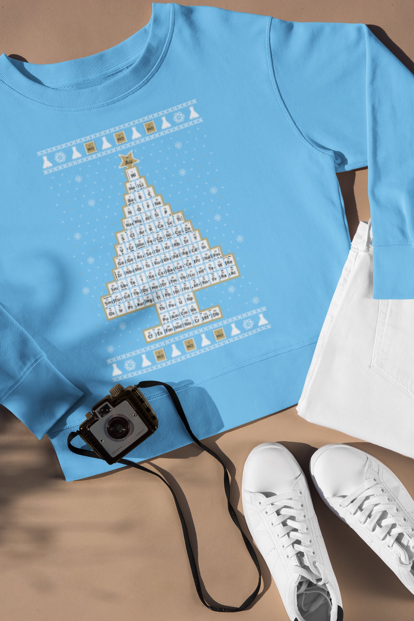 Science Ugly Christmas Sweater Set  Etsy