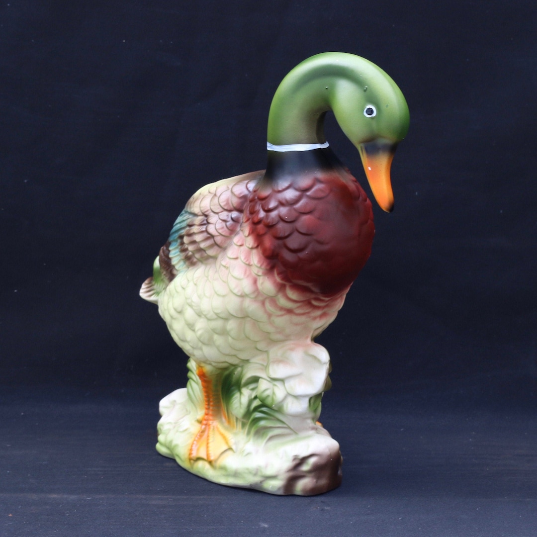 Vintage Ceramic Mallard Duck Figurine Duck Hunters Duck Collectors