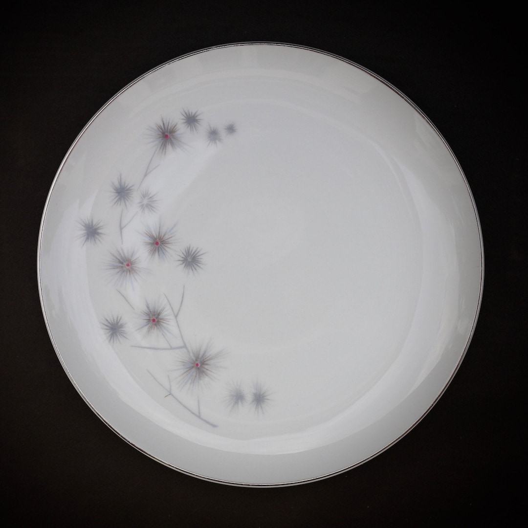 Mid Century Modern Creative Fine China 1014 Dinner Plates Etsy