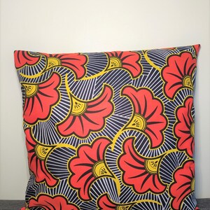 Wax cushion cover - Golden orange wedding flower