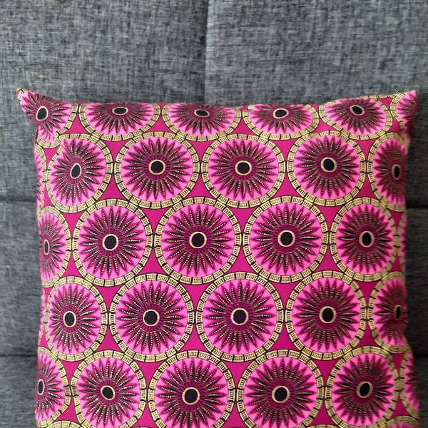 Cushion cover - Satin wax Rose gold pink