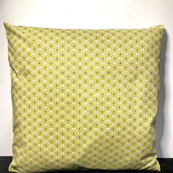 Housse de coussin - Doucet jaune vert