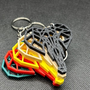 Elephant Keychain - Black