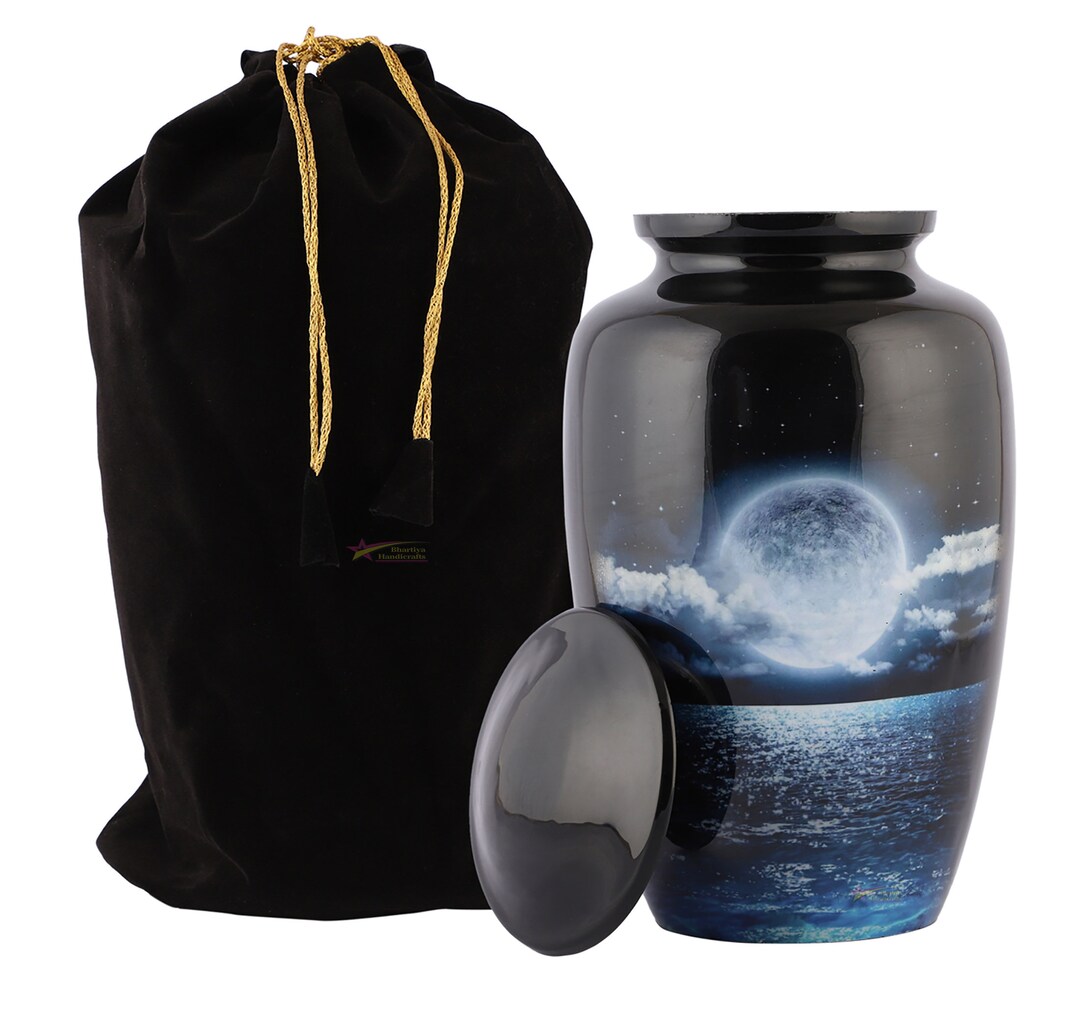 Cremation Urns for Human Ashes Moon Cremation Urn for Funeral, Burial