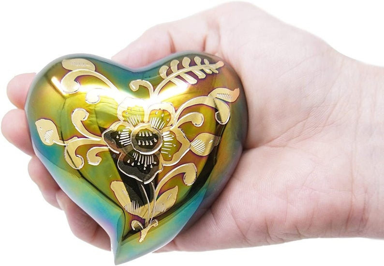 Cremation Urns for Human Ashes Green and Red Leaf Hand Etsy Canada