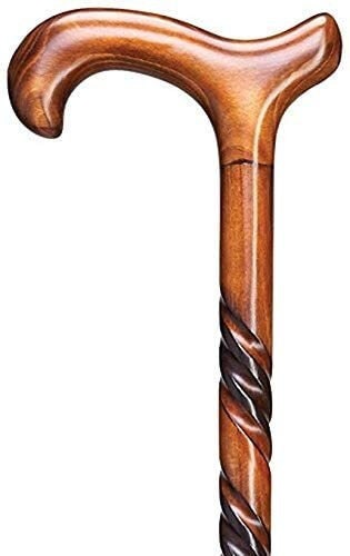 Walking Stick Unisex Cane Natural Wood Walking Stick with Rubber Tip, Solid  Wood Wooden Canes, 450lb Weight Capacity Affordable Gift,Canes