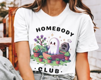 Homebody-shirt Homebody Ghost Club-T-shirt