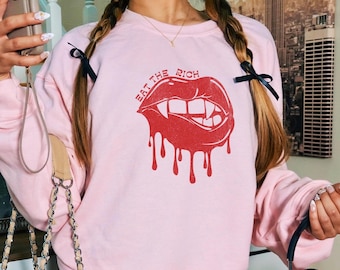 Eat the Rich Hot Vampire Sweatshirt Exist Loudly Goth Vampire Shirt Eat the Rich Shirt Vampire Tshirt Be kind of a Bitch ancap Seditionaries