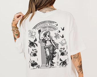 Persephone Pomegranate Shirt Persephone Greek Goddess Shirt, Greek Goddess, Mythology core Tee Hades and Persephone Siren Light Academia