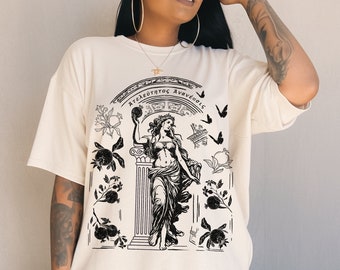 Persephone Pomegranate Shirt, Persephone Greek Goddess Shirt, Greek Goddess, Mythology core Tee Persephone Poetry Shirt, Pomegranate Shirt