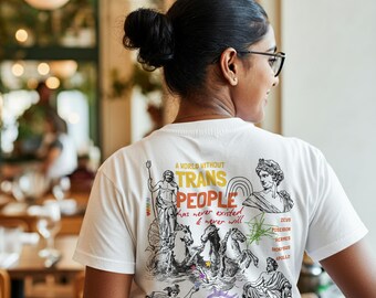Trans Rights T-Shirt: LGBTQ Pride Tee - Babes of Rior Design
