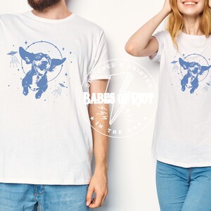 Vintage Astronaut Dachshund in Space Shirt Alien Dachshund Shirt Dachshund Dad Shirt Dachshund Mom Gift for Her Dachshund Galaxy Dog Tshirt