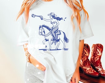 Vissers zeemeerminshirt Oceancore cowgirl zeemeerminshirt Meet me at the Beach Texas shirt zus cadeau voor haar dochter cadeau lijndansend T-shirt