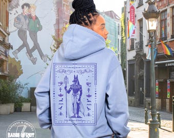 Anubis Egyptian Mythology Hoodie Egypt Hieroglyphs Eye of Horus Sweatshirt Ankh Shirt Sacred Geometry Pyramids Anubis and Egyptian Shirt