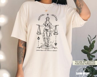 Nemesis Womans Rights Scales of Justice Eat the Rich Shirt Antifascism Humans Rights Shirt LGBTQ Riot Shirt Equality Feminist Trans Mom Tee