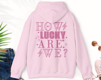 Sudadera con capucha Lucky Are We Sudadera con capucha Essentials Sudadera con capucha de salud mental Clean Girl Otoño Ideas de regalos cristianos Regalo para hermana para ella Sudadera con capucha Downtown Girl