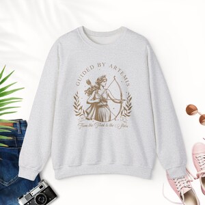 Artemis Greek Goddess Sweatshirt Artemis tshirt Artemis Greek Goddess Shirt Divine Feminine Shirt Light Academy Goddess Sister Gift for Her