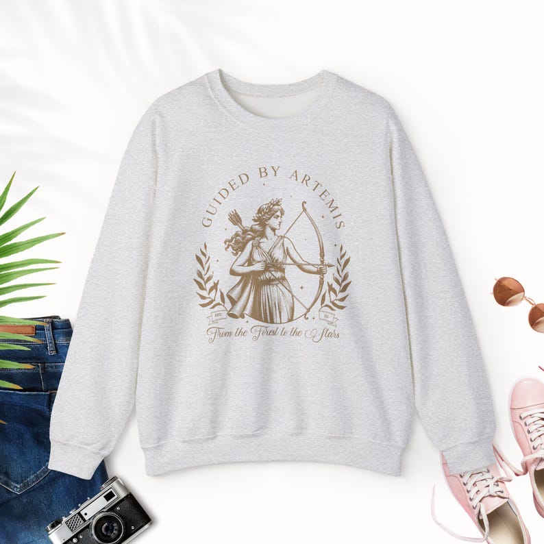 Artemis Greek Goddess Sweatshirt Artemis tshirt Artemis Greek Goddess Shirt Divine Feminine Shirt Light Academy Goddess Sister Gift for Her
