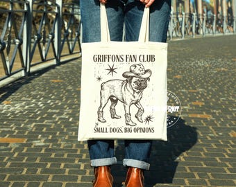 Brussels Griffon Tote Griffon Mom Gift Griffon Dad Bag Dog Lovers Gift Brussels Griffon Griffon Bruxellois Griffon Belge Petit Brabançon