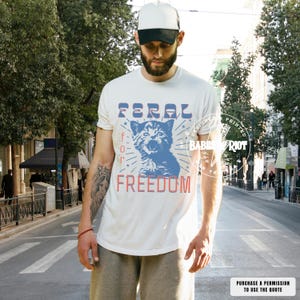Feral for Freedom Resist Childless Cat Lady Shirt Fundamental Rights Cat Mom Shirt Cat Dad Shirt Feminist Shirt Equality Shirt Defend Equality 4b movement