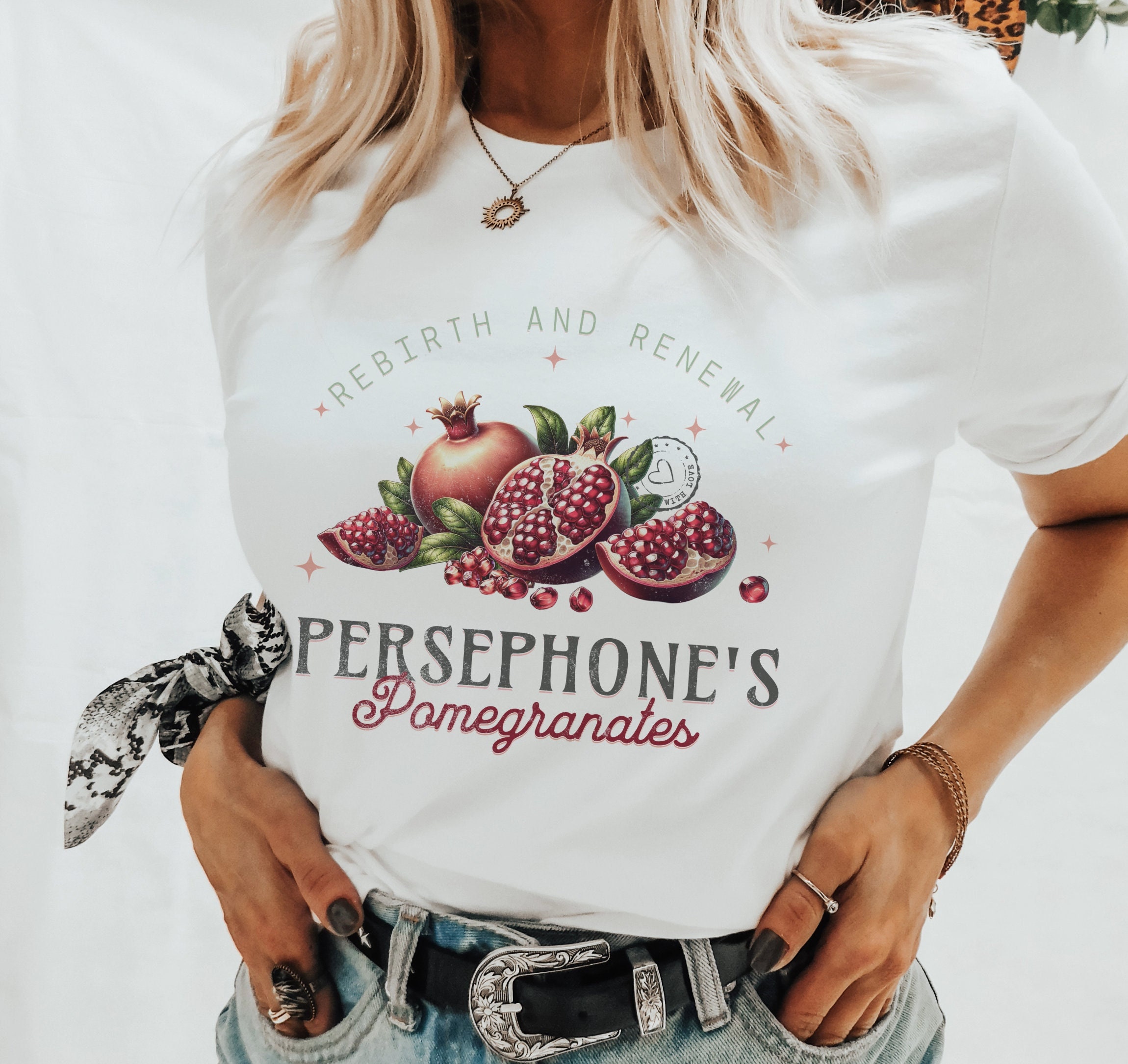Persephone Pomegranate Shirt Persephone Greek Goddess Shirt Greek Goddess Mythology core Tee Persephone Poetry Shirt Pomegranates shirt