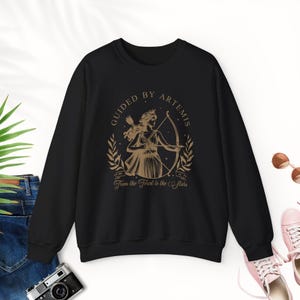 Artemis Greek Goddess Sweatshirt Artemis tshirt Artemis Greek Goddess Shirt Divine Feminine Shirt Light Academy Goddess Sister Gift for Her