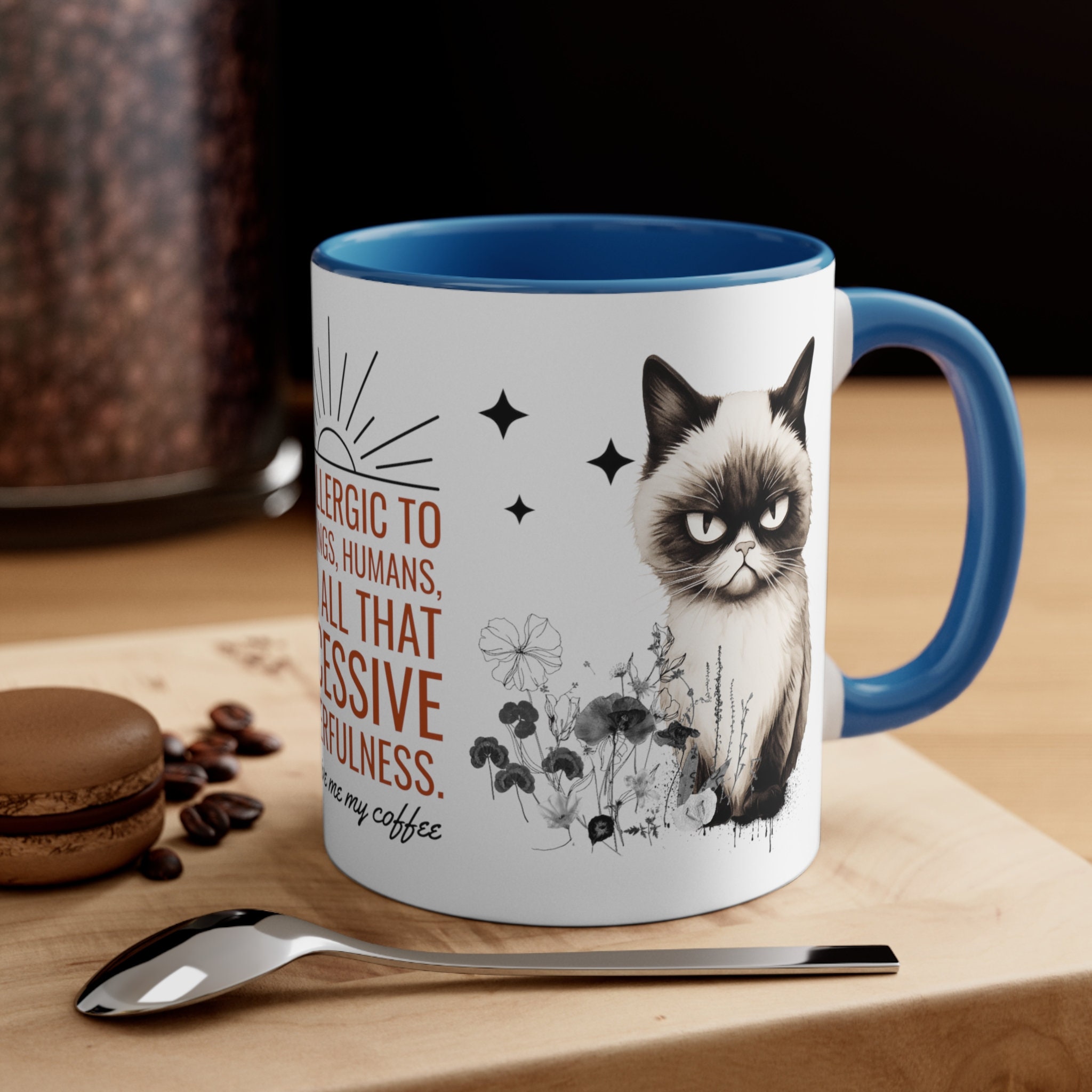 Absolutely Adorable Grumpy Kitten Ceramic Mugs for All Lovers of Cattitude, Kittens and Furry