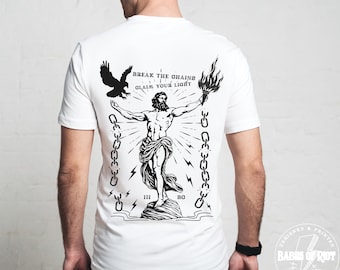 Prometheus Tarot Shirt Greek Mythology Prometheus Shirt Gift for Him  Mythcore Prometheus God of Fire Light academia Prometheus tarot