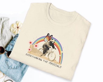 Overthinking The Impossible ADHD shirt Adhd Awareness Shirt adhd shirt Adhd Burnout Bcba Shirt Rbt Shirts Neurospicy Adhd Gifts Aba Shirt
