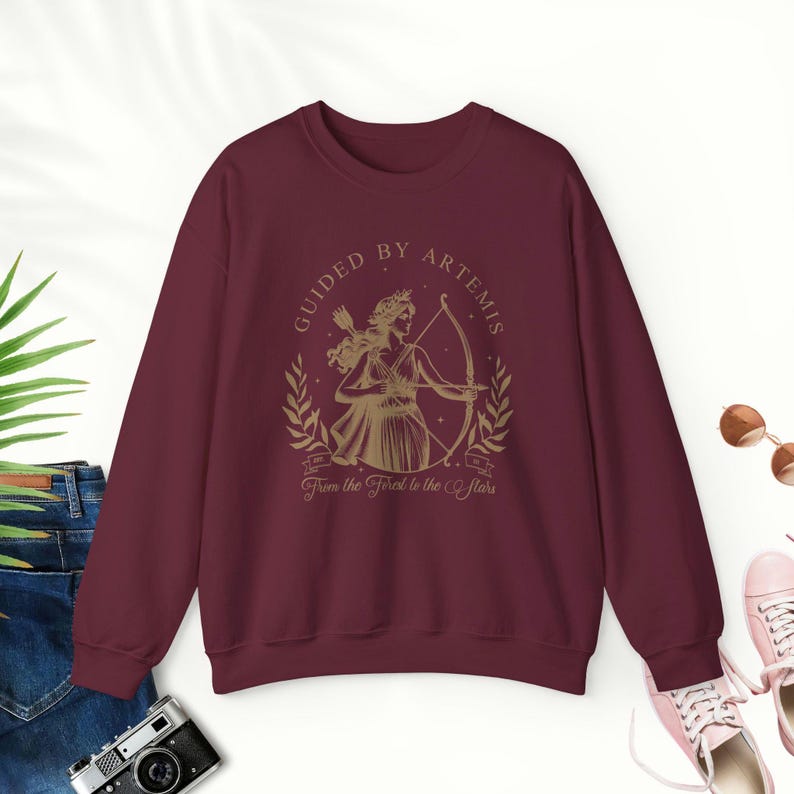 Artemis Greek Goddess Sweatshirt Artemis tshirt Artemis Greek Goddess Shirt Divine Feminine Shirt Light Academy Goddess Sister Gift for Her