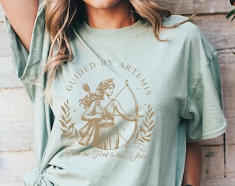 Librariancore Artemis Greek Goddess Shirt Artemis Divine Feminine Bookish Light Academy Bookcore Goddess Sister Gift for Her Diana Goddess