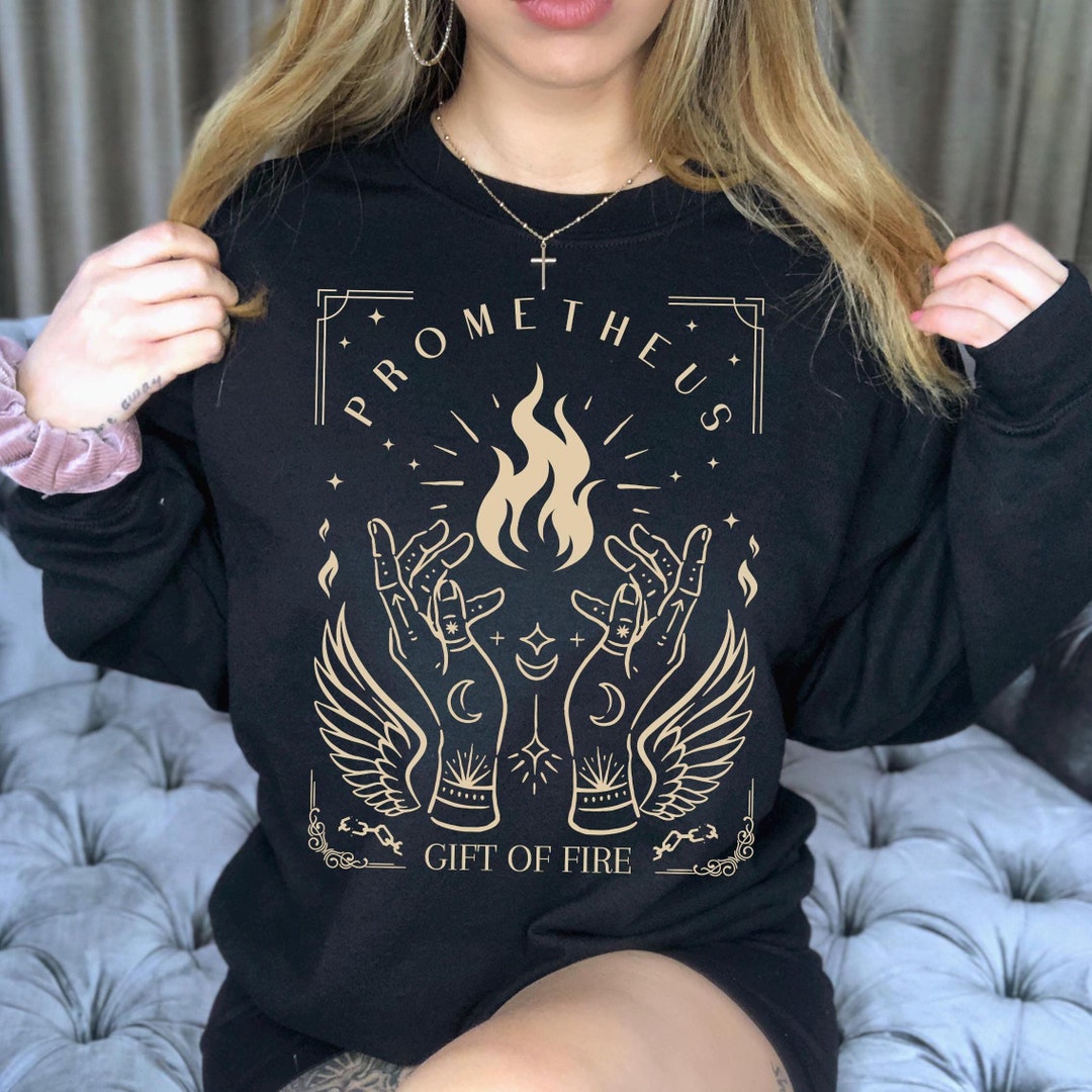 Librariancore Prometheus Tarot Sweatshirt Greek Mythology Prometheus ...