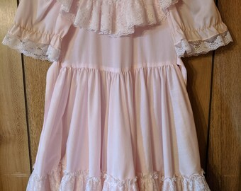 Flutter Sleeve Gown Disney Size 2//3 Tinkerbell Floral Purple Nightgown