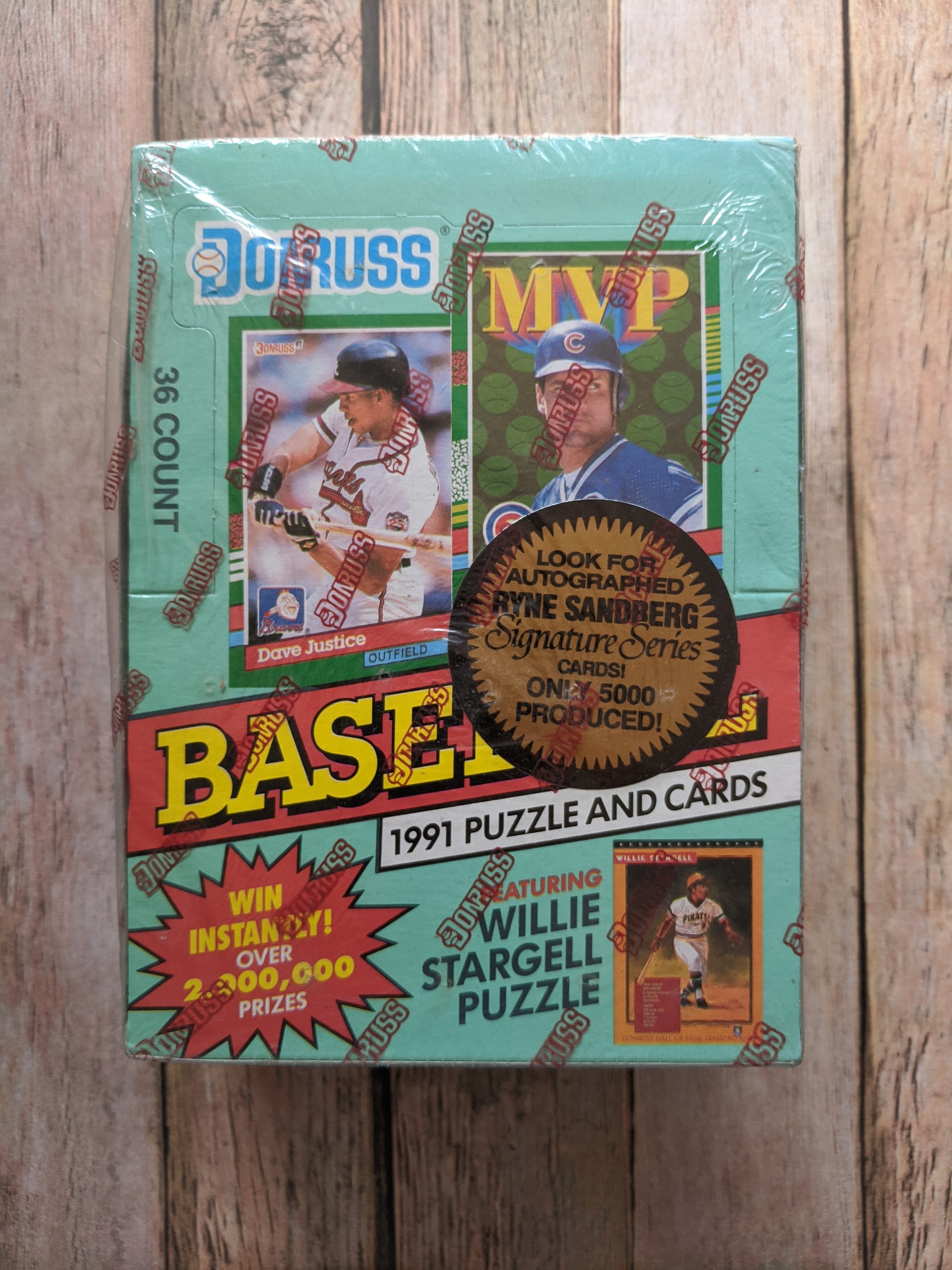 1991 Donruss Puzzle and Cards Series 2 Factory Sealed Box - Etsy