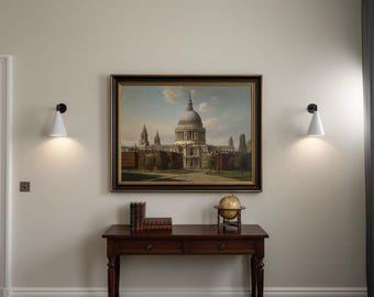 Bronze and plaster cone wall light