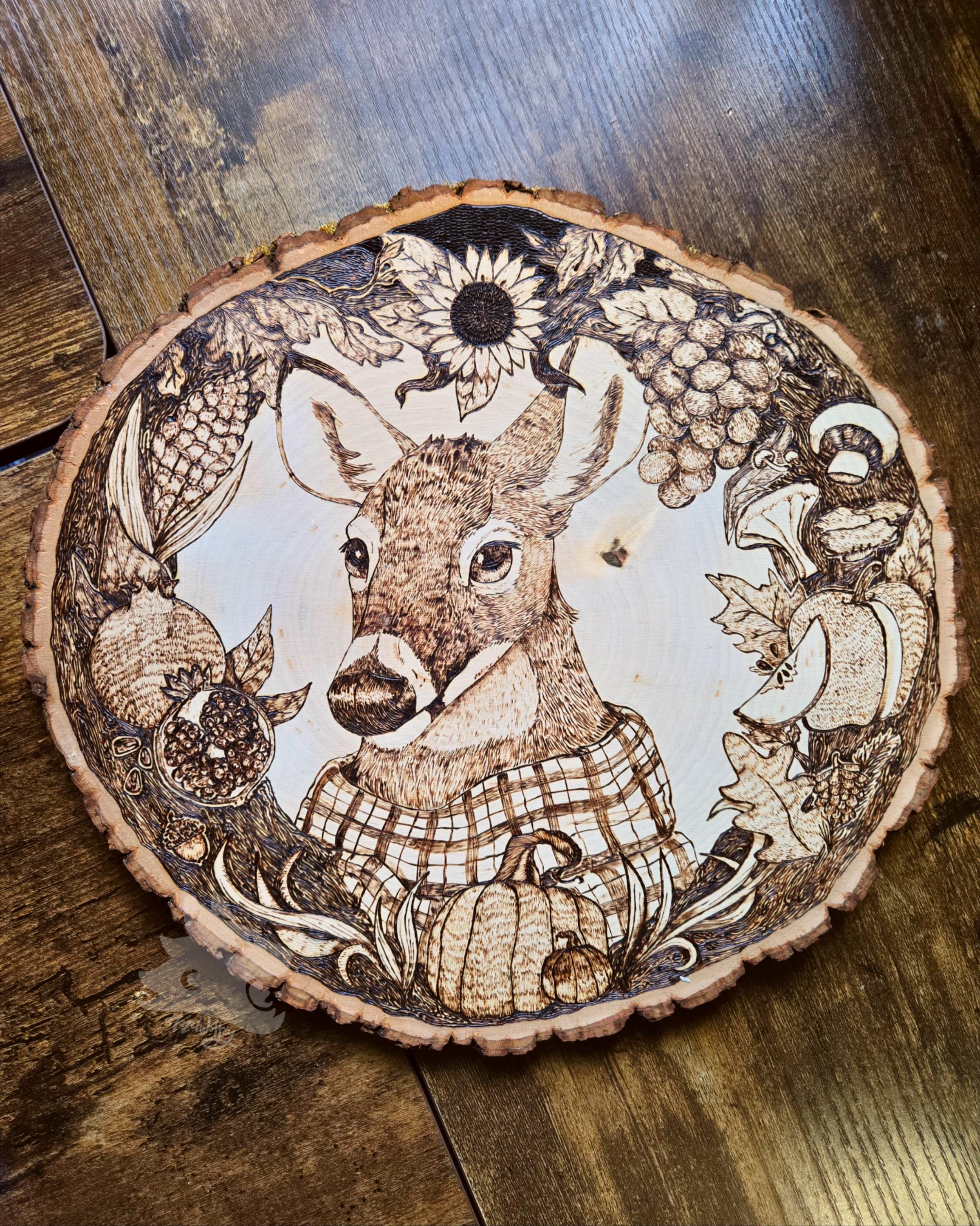 Woodburn deer art - Etsy México, image size:2399x3000