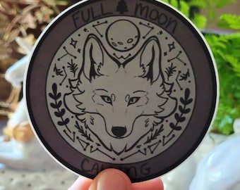 Full Moon Calling | Vinyl Sticker