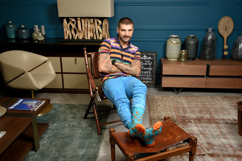 Socks With Animals Crazy Mens Funny Womens Gift Box Dress Etsy