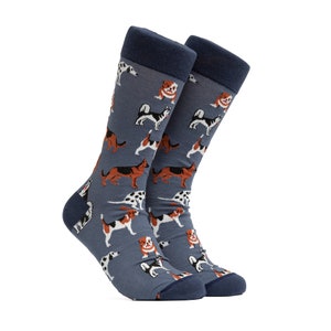 German Shepard  Socks Funny  Gift Unisex Dress Socks Crazy Men&#39;s  Crew Socks Fun Pattern  Socks Colorful Happy Mid Calf Socks Dogs Pattern