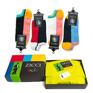Colorful Ankle Crazy Socks Unisex Womens Funny Socks Mens Happy Socks Gift Box Cool Abstract Socks