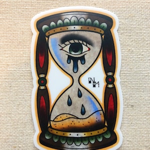 3” Hourglass Sticker
