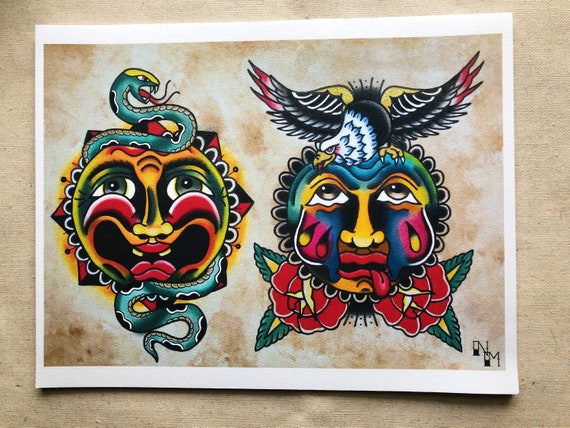 8.5x11 Print, Bert Grimm Sun and Moon - Etsy