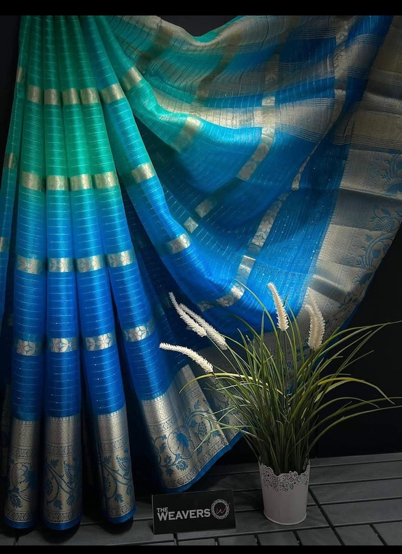 2024 Banarasi kanchi kora silk saree,festive collection