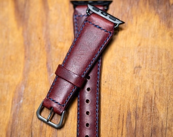 The David - Leather 40mm Apple Watch Band